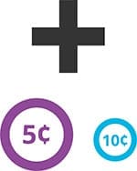 ppd-cost-2 Icons of nickels and dimes representing the per patient per day (PPD) cost of the Macy Catheter