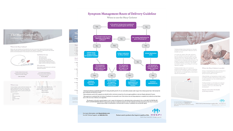 White papers and other documents containing information about the Macy Catheter