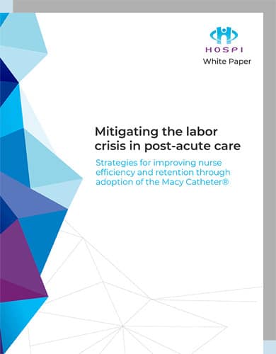 The cover page for the Mitigating the Labor Crisis in Post-Acute Care white paper