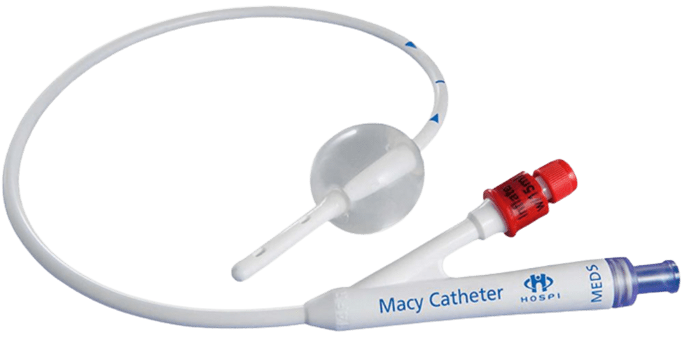 The Macy Catheter rectal medication administration device 