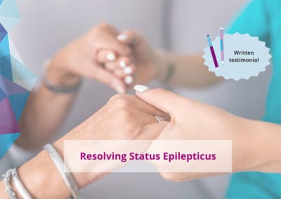 Resolving Status Epilepticus in Minutes and Allowing for Caregiver Involvement at the Bedside