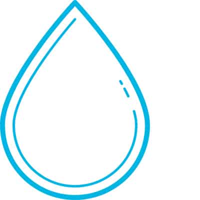 A water droplet icon